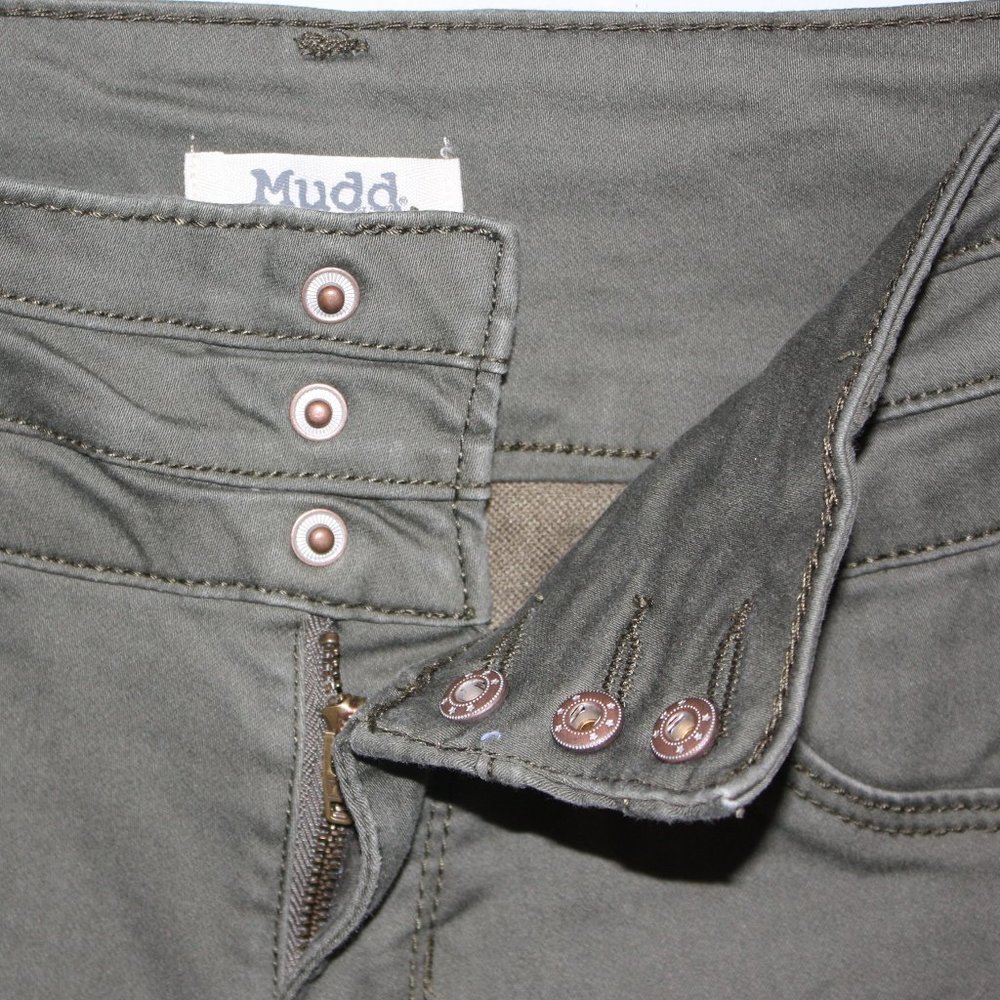 Olive Green Jeggings (14)/ Mudd Girls - Picture 4 of 5